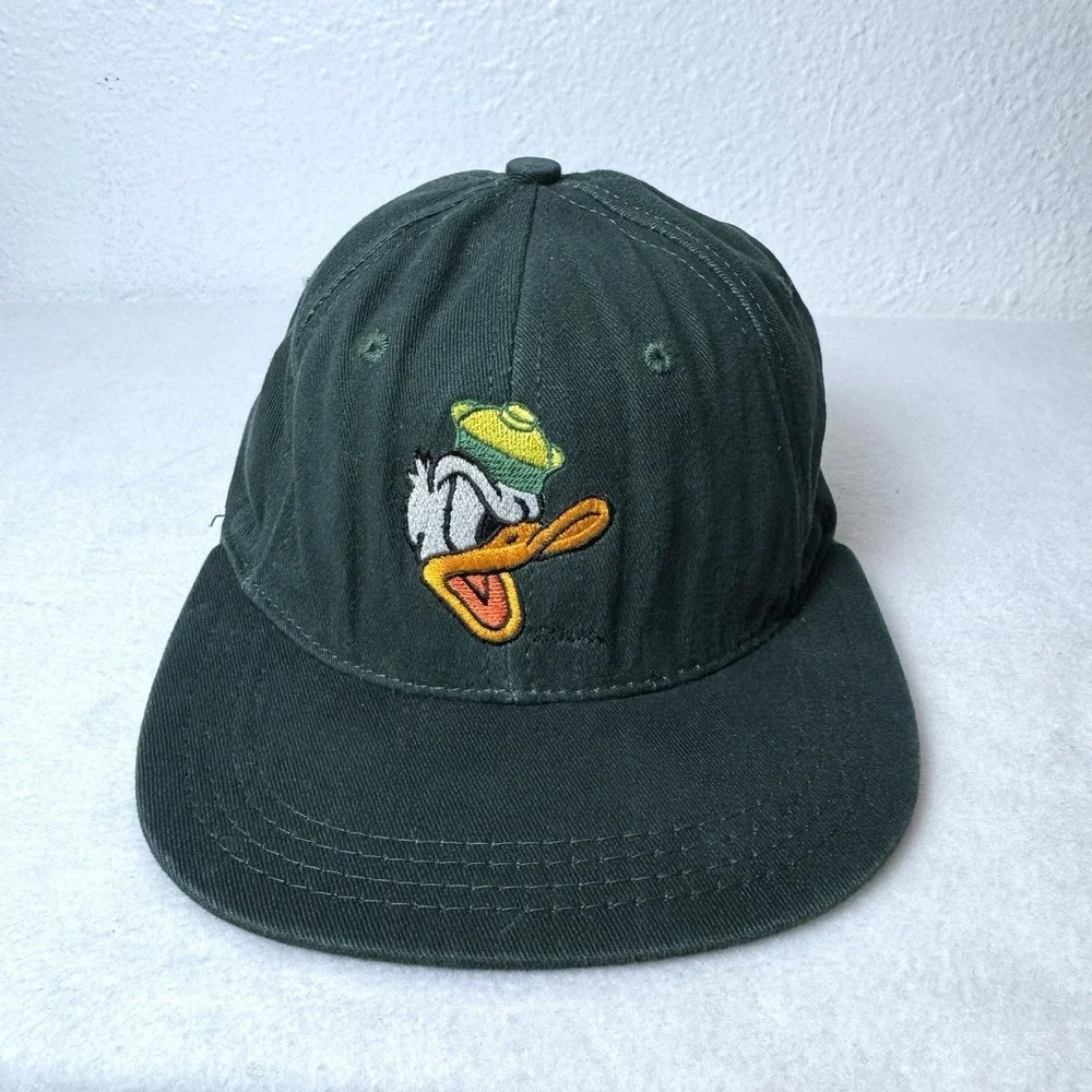 Vintage 90s Oregon Ducks Hat Youth Size Disney Donald Duck SnapBack USA Made
